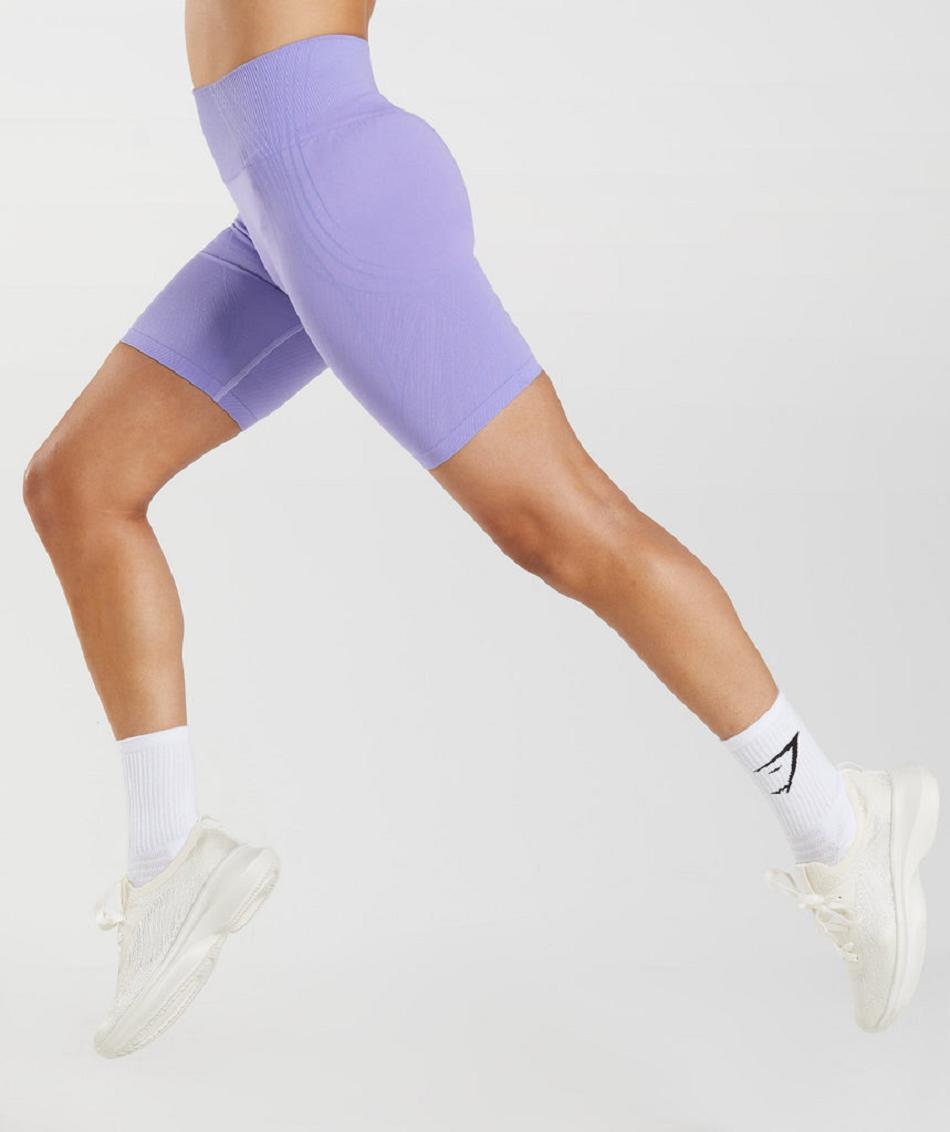 Pantalones Cortos Gymshark Apex Seamless Mujer Moradas Moradas | CO 2719KOR